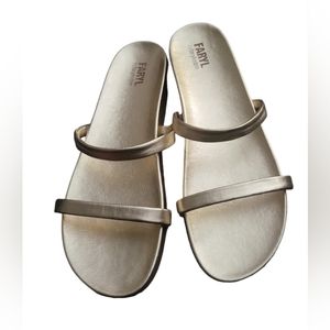 FARYL by Farylrobin Nadia Gold Leather 14 M